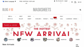 What Masksheets.com website looked like in 2018 (6 years ago)