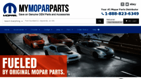 What Mymoparparts.com website looked like in 2018 (6 years ago)