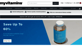 What Myvitamins.com website looked like in 2018 (6 years ago)