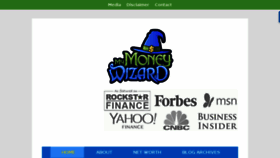 What Mymoneywizard.com website looked like in 2018 (6 years ago)