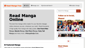 What Mangaradja.com website looked like in 2018 (6 years ago)