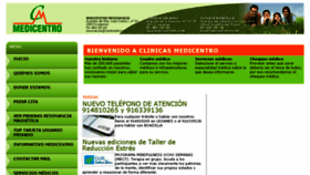 What Medicentro.net website looked like in 2018 (6 years ago)
