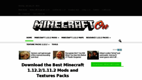 What Minecraftore.com website looked like in 2018 (6 years ago)