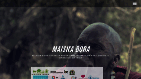 What Maishabora-tz.org website looked like in 2018 (6 years ago)