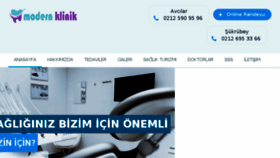 What Modernklinik.com.tr website looked like in 2018 (6 years ago)