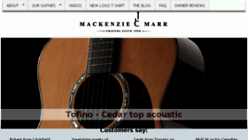 What Macmarr.com website looked like in 2018 (6 years ago)