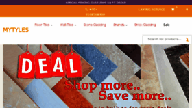 What Mytyles.com website looked like in 2018 (8 years ago)