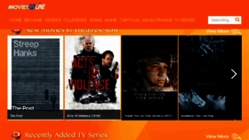 What Moviesonline.la website looked like in 2018 (6 years ago)