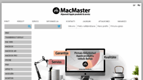 What Macmaster.lv website looked like in 2018 (6 years ago)