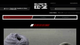 What Militaryedge.org website looked like in 2018 (6 years ago)