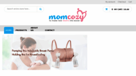 What Momcozy.com website looked like in 2018 (6 years ago)