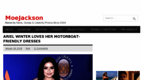 What Moejackson.com website looked like in 2018 (6 years ago)