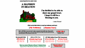 What Mansioninheaven.com website looked like in 2018 (6 years ago)