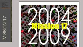 What Mission17.org website looked like in 2018 (6 years ago)