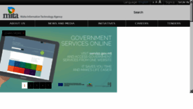 What Mita.gov.mt website looked like in 2018 (6 years ago)