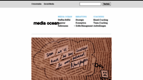 What Media-ocean.de website looked like in 2018 (6 years ago)