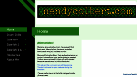 What Mendycolbert.com website looked like in 2018 (6 years ago)