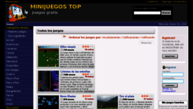 What Minijuegostop.com.mx website looked like in 2018 (6 years ago)