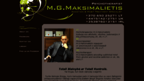 What Maksimalietis.co.uk website looked like in 2018 (6 years ago)