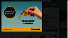 What Maybank2u.com website looked like in 2018 (6 years ago)