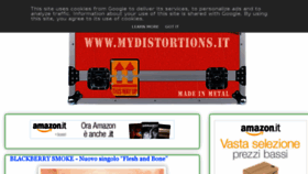 What Mydistortions.it website looked like in 2018 (6 years ago)