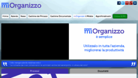What Miorganizzo.com website looked like in 2018 (6 years ago)