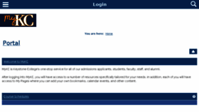 What Mykc.keystone.edu website looked like in 2018 (6 years ago)