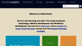 What Mediarealm.com.au website looked like in 2018 (6 years ago)