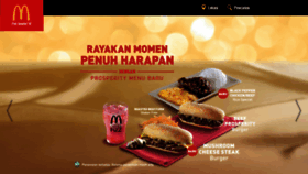 What Mcdonalds.co.id website looked like in 2018 (6 years ago)