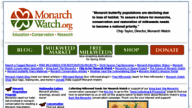 What Monarchwatch.org website looked like in 2018 (6 years ago)