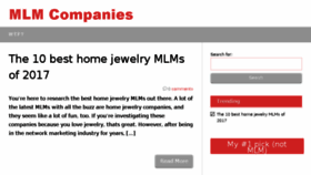 What Mlmcompanies.org website looked like in 2018 (6 years ago)