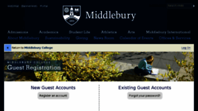 What Middguests.middlebury.edu website looked like in 2018 (6 years ago)