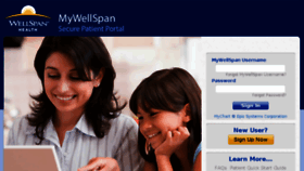 What My.wellspan.org website looked like in 2018 (6 years ago)