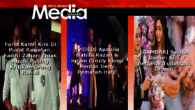 What Mediahiburan.my website looked like in 2018 (6 years ago)