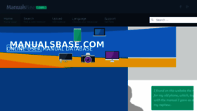 What Manualsbase.com website looked like in 2018 (6 years ago)