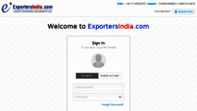 What Members.exportersindia.com website looked like in 2018 (6 years ago)