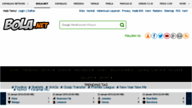 What M.bola.net website looked like in 2018 (8 years ago)