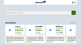 What M.mouthshut.com website looked like in 2018 (8 years ago)