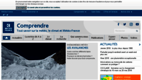 What Meteofrance.fr website looked like in 2018 (6 years ago)