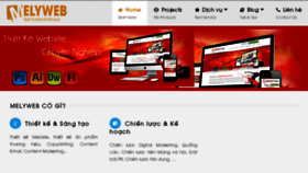 What Melyweb.net website looked like in 2018 (7 years ago)
