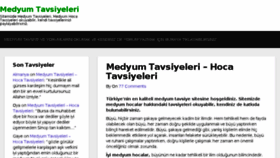 What Medyumtavsiyeleri.org website looked like in 2018 (6 years ago)