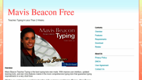 What Mavisbeaconfree.com website looked like in 2018 (6 years ago)