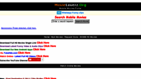 What Movieloverz.org website looked like in 2018 (6 years ago)