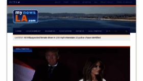 What Mynewsla.com website looked like in 2018 (6 years ago)