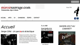 What Miroirsauvage.com website looked like in 2018 (6 years ago)