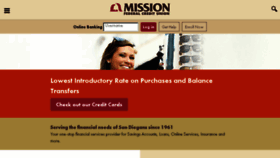 What Missionfed.com website looked like in 2018 (6 years ago)