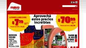 What Makro.com.ar website looked like in 2018 (7 years ago)