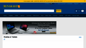 What Menakart.com website looked like in 2018 (7 years ago)