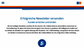 What Mailingwork.de website looked like in 2018 (6 years ago)