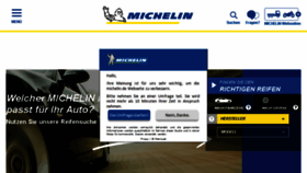 What Michelin.de website looked like in 2018 (6 years ago)